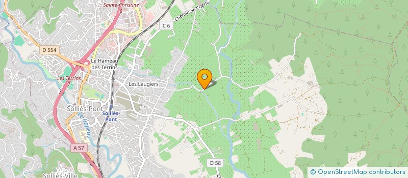 localisation de l'entreprise MONSIEUR ANTOINE FERNANDEZ  SOLLIES-PONT