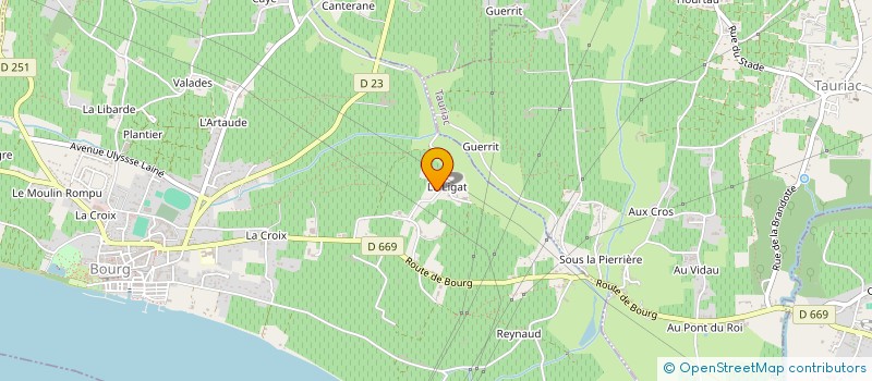 localisation de l'entreprise MONSIEUR ANTOINE FERNANDEZ  BOURG