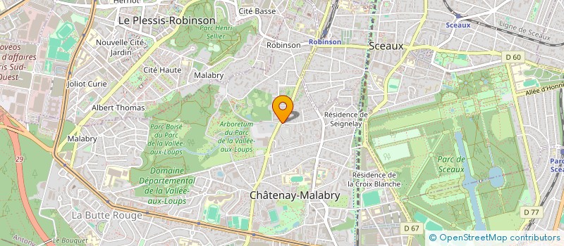 localisation de l'entreprise MONSIEUR ANTOINE FERRAZ  CHATENAY-MALABRY