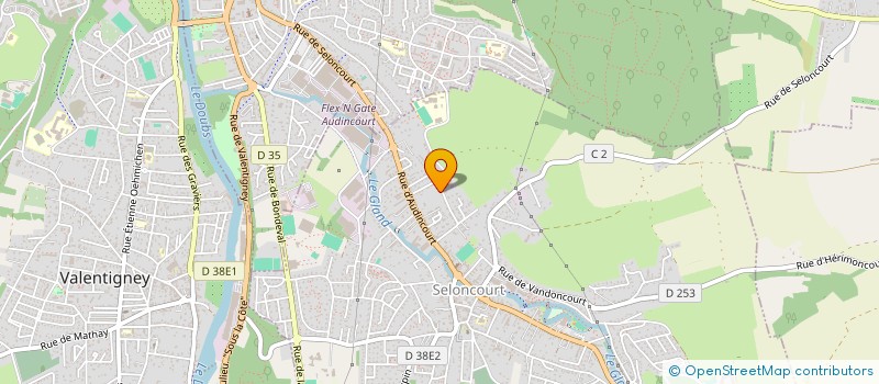 localisation de l'entreprise MONSIEUR ANTOINE FERRER  SELONCOURT