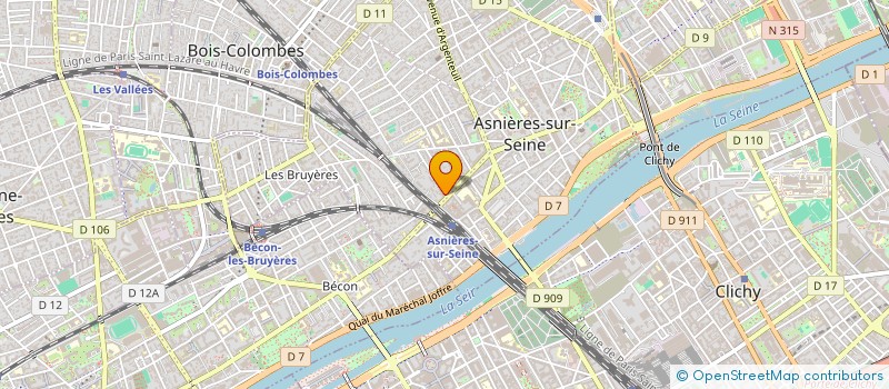 localisation de l'entreprise MONSIEUR ANTOINE FESSON  ASNIERES-SUR-SEINE