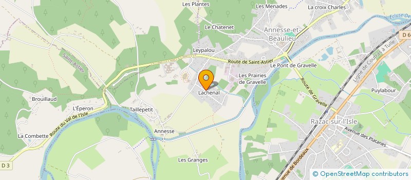 localisation de l'entreprise MONSIEUR ANTOINE FEUVRIER-LAFORET à ANNESSE-ET-BEAULIEU