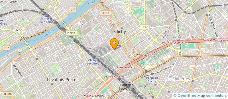 localisation de l'entreprise MONSIEUR ANTOINE FINET à CLICHY