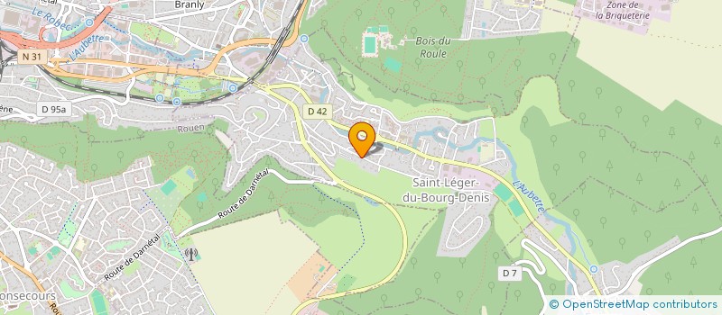 localisation de l'entreprise MONSIEUR ANTOINE FLAMBARD  SAINT-LEGER-DU-BOURG-DENIS