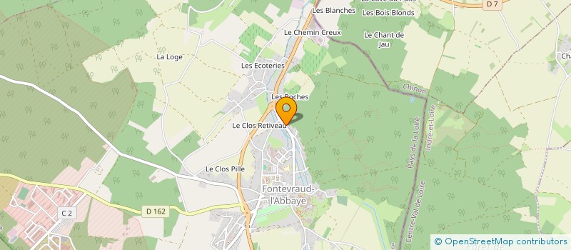 localisation de l'entreprise MONSIEUR ANTOINE FONT  FONTEVRAUD-L'ABBAYE