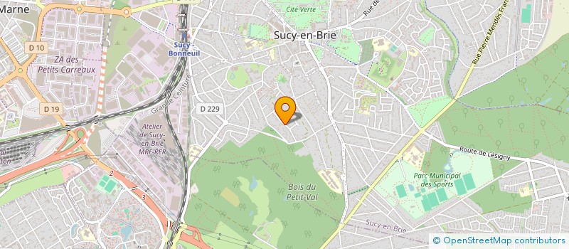 localisation de l'entreprise MONSIEUR ANTOINE FONTAINE  SUCY-EN-BRIE