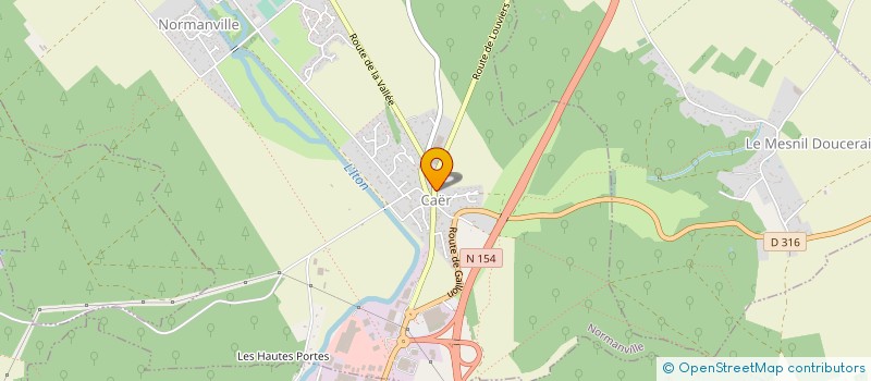 localisation de l'entreprise MONSIEUR ANTOINE FOSSE  LE BOULAY-MORIN