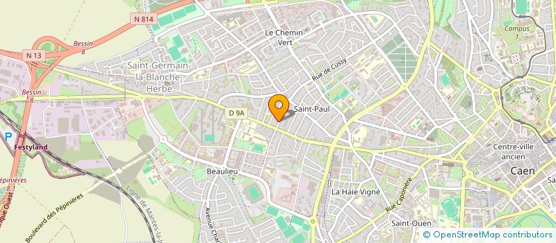 localisation de l'entreprise MONSIEUR ANTOINE FOUCHER à CAEN