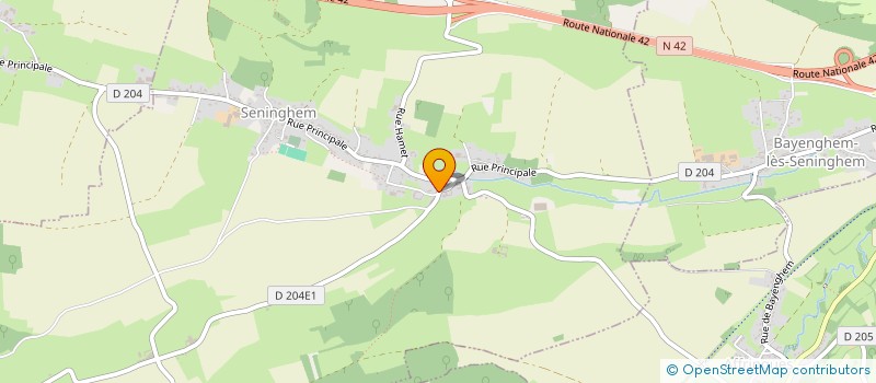 localisation de l'entreprise MONSIEUR ANTOINE FOULON  SENINGHEM