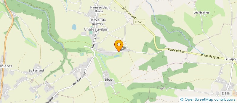 localisation de l'entreprise MONSIEUR ANTOINE FOULU MION  CHATEAUVILAIN