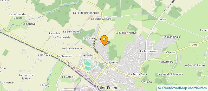localisation de l'entreprise MONSIEUR ANTOINE FOURAULT à SAINT-ETIENNE-DE-MONTLUC