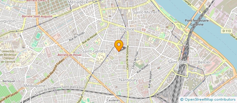 localisation de l'entreprise MONSIEUR ANTOINE FOURGEAUX  BORDEAUX