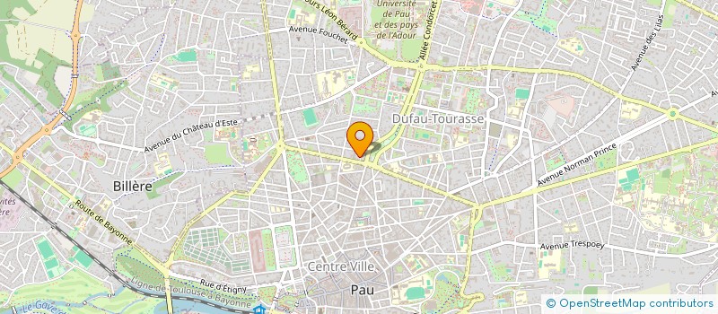 localisation de l'entreprise MONSIEUR ANTOINE FOURNIER à PAU