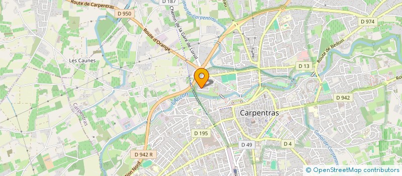 localisation de l'entreprise MONSIEUR ANTOINE FOURNIER  CARPENTRAS