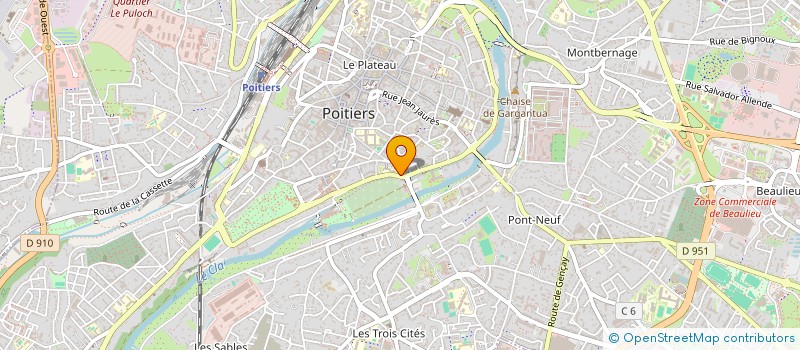 localisation de l'entreprise MONSIEUR ANTOINE FRADET  POITIERS