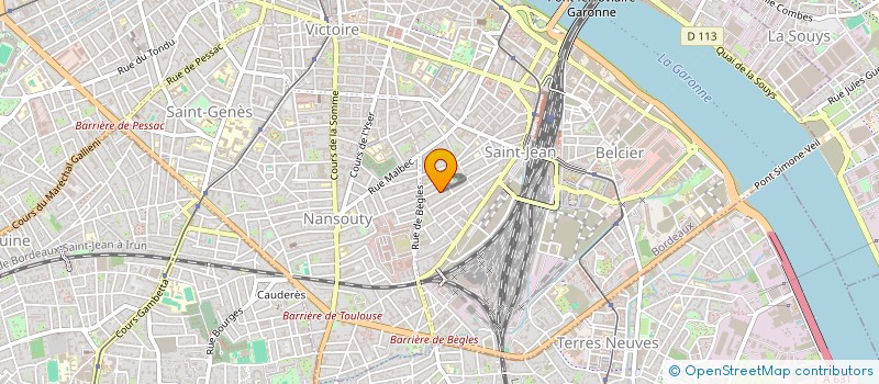 localisation de l'entreprise MONSIEUR ANTOINE FRAIGNEAU à BORDEAUX