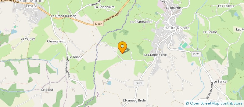 localisation de l'entreprise MONSIEUR ANTOINE FRANCE  HAUTE-RIVOIRE