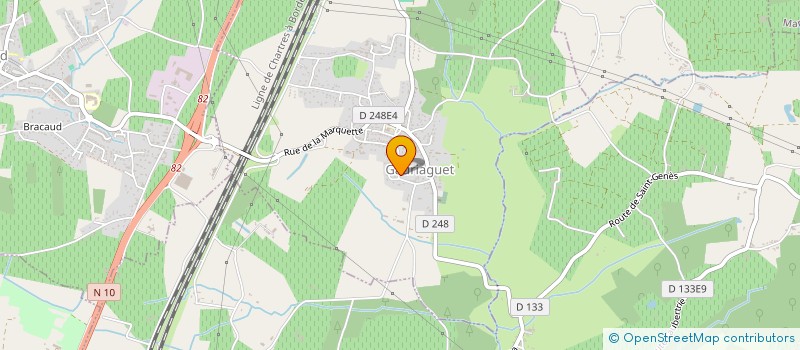 localisation de l'entreprise MONSIEUR ANTOINE FRANCESCHINI  GAURIAGUET