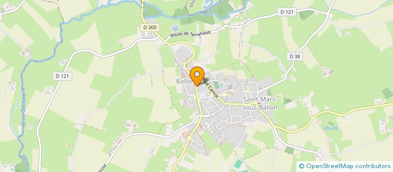 localisation de l'entreprise MONSIEUR ANTOINE-FRANCIS LEDRU  BALLON-SAINT MARS