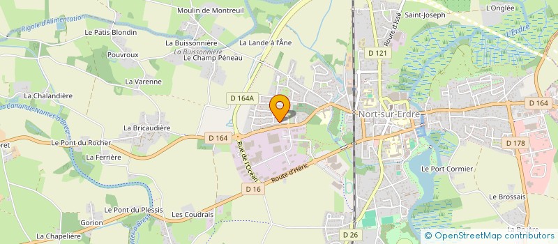 localisation de l'entreprise MONSIEUR ANTOINE FRANCK NOEL COUSSEAU à NORT-SUR-ERDRE