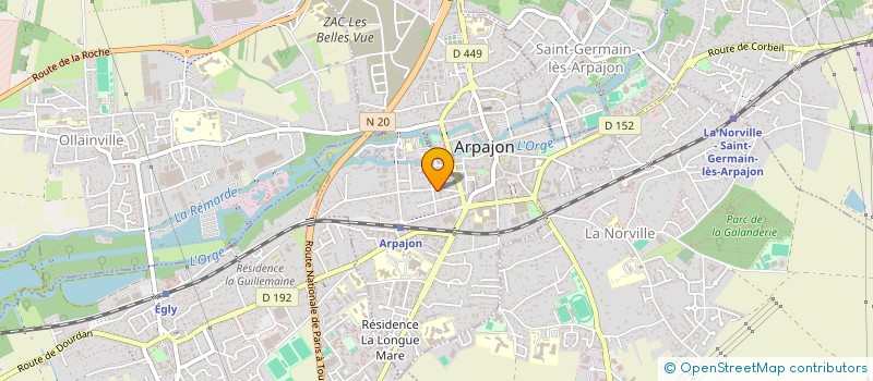 localisation de l'entreprise MONSIEUR ANTOINE FRANCO à ARPAJON
