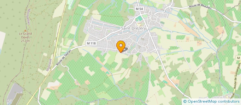 localisation de l'entreprise MONSIEUR ANTOINE FRAPPART  SAINT-DREZERY