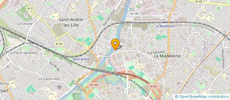 localisation de l'entreprise MONSIEUR ANTOINE FRAPPE à LA MADELEINE
