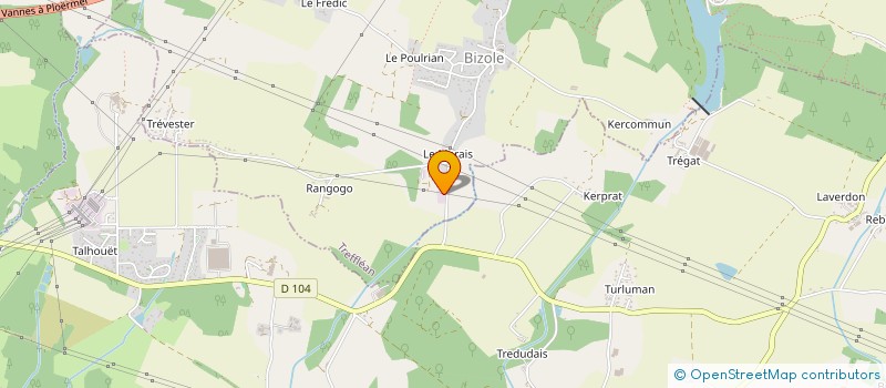 localisation de l'entreprise MONSIEUR ANTOINE FRAVAL DE COATPARQUET  MONTERBLANC