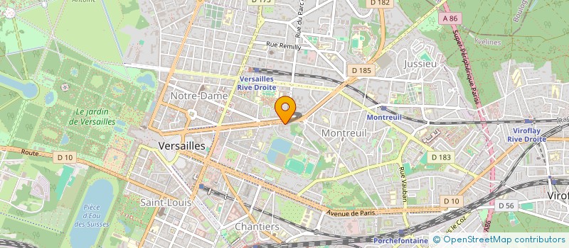 localisation de l'entreprise MONSIEUR ANTOINE FREMAUX à VERSAILLES