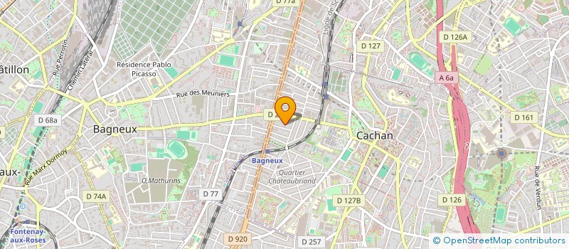 localisation de l'entreprise MONSIEUR ANTOINE FREMONT à CACHAN