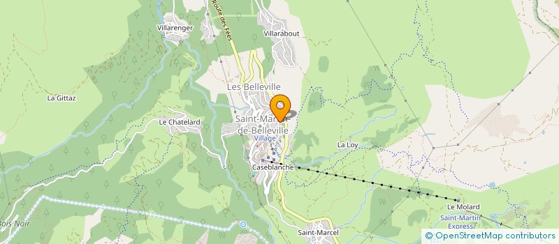 localisation de l'entreprise MONSIEUR ANTOINE FRESSARD  LES BELLEVILLE