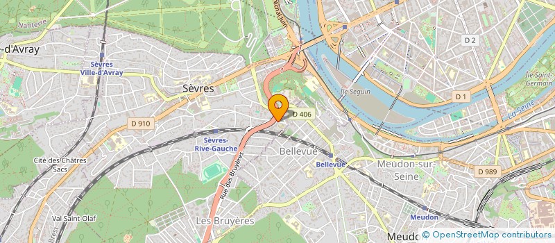 localisation de l'entreprise MONSIEUR ANTOINE FROMENT  SEVRES