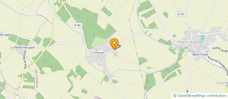 localisation de l'entreprise MONSIEUR ANTOINE FRUTUOSO DE ABREU  ILLIERS-L'EVEQUE