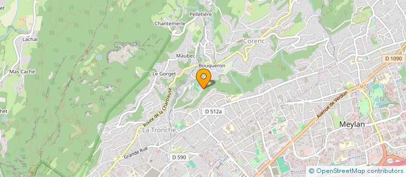 localisation de l'entreprise MONSIEUR ANTOINE FUENTES  CORENC