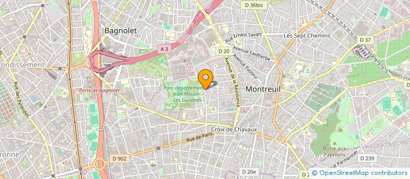 localisation de l'entreprise MONSIEUR ANTOINE FURET à MONTREUIL