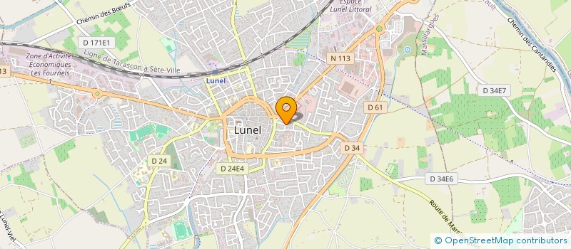 localisation de l'entreprise MONSIEUR ANTOINE GABARRE à LUNEL