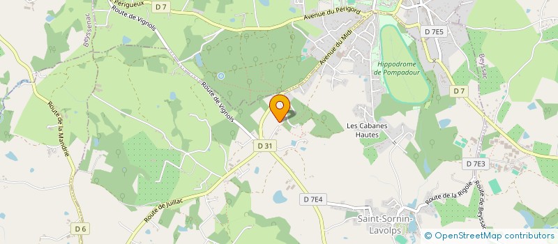 localisation de l'entreprise MONSIEUR ANTOINE GADAUD  SAINT-SORNIN-LAVOLPS