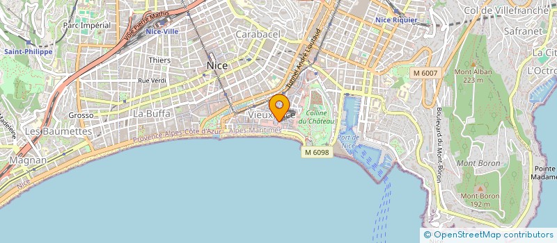 localisation de l'entreprise MONSIEUR ANTOINE GADONNEIX à NICE