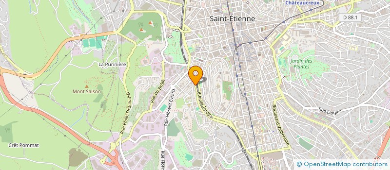 localisation de l'entreprise MONSIEUR ANTOINE GAGLIO  SAINT-ETIENNE