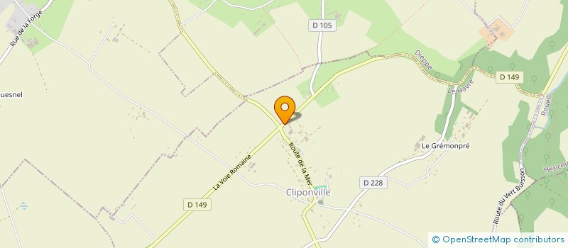 localisation de l'entreprise MONSIEUR ANTOINE GALLAIS  CLIPONVILLE