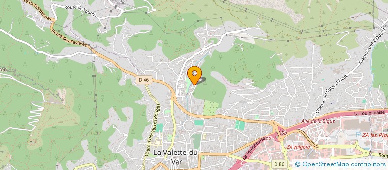 localisation de l'entreprise MONSIEUR ANTOINE GALLENE--FIGUIERE  LA VALETTE-DU-VAR