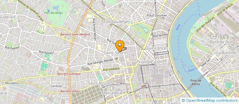 localisation de l'entreprise MONSIEUR ANTOINE GALY à BORDEAUX