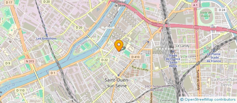localisation de l'entreprise MONSIEUR ANTOINE GANANCIA à SAINT-OUEN-SUR-SEINE