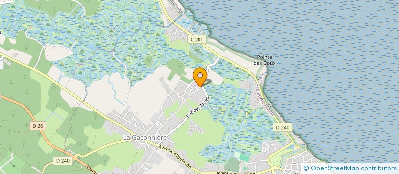 localisation de l'entreprise MONSIEUR ANTOINE GANCHEGUI-OLABERRIA  LE CHATEAU-D'OLERON