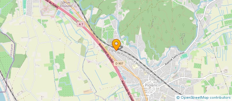 localisation de l'entreprise MONSIEUR ANTOINE GARCIA  PIOLENC