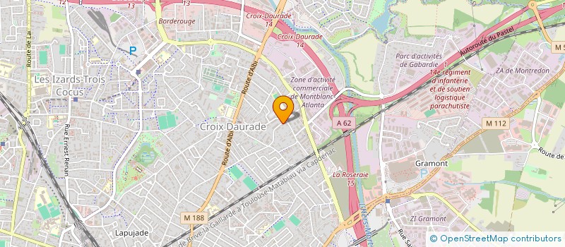 localisation de l'entreprise MONSIEUR ANTOINE GARCIA  TOULOUSE