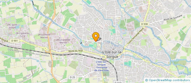 localisation de l'entreprise MONSIEUR ANTOINE GARCIA  L'ISLE-SUR-LA-SORGUE