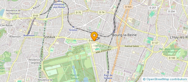 localisation de l'entreprise MONSIEUR ANTOINE GARCIN à SCEAUX