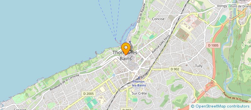 localisation de l'entreprise MONSIEUR ANTOINE GARGOWITCH à THONON-LES-BAINS