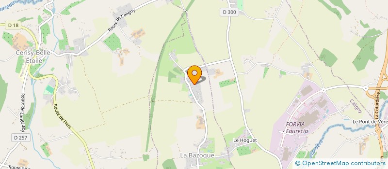 localisation de l'entreprise MONSIEUR ANTOINE GARNIER à LA BAZOQUE